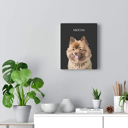 Custom Pet Portrait Canvas