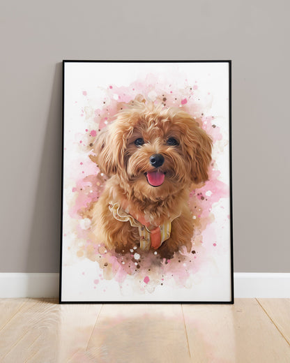 Watercolour Pet Portrait