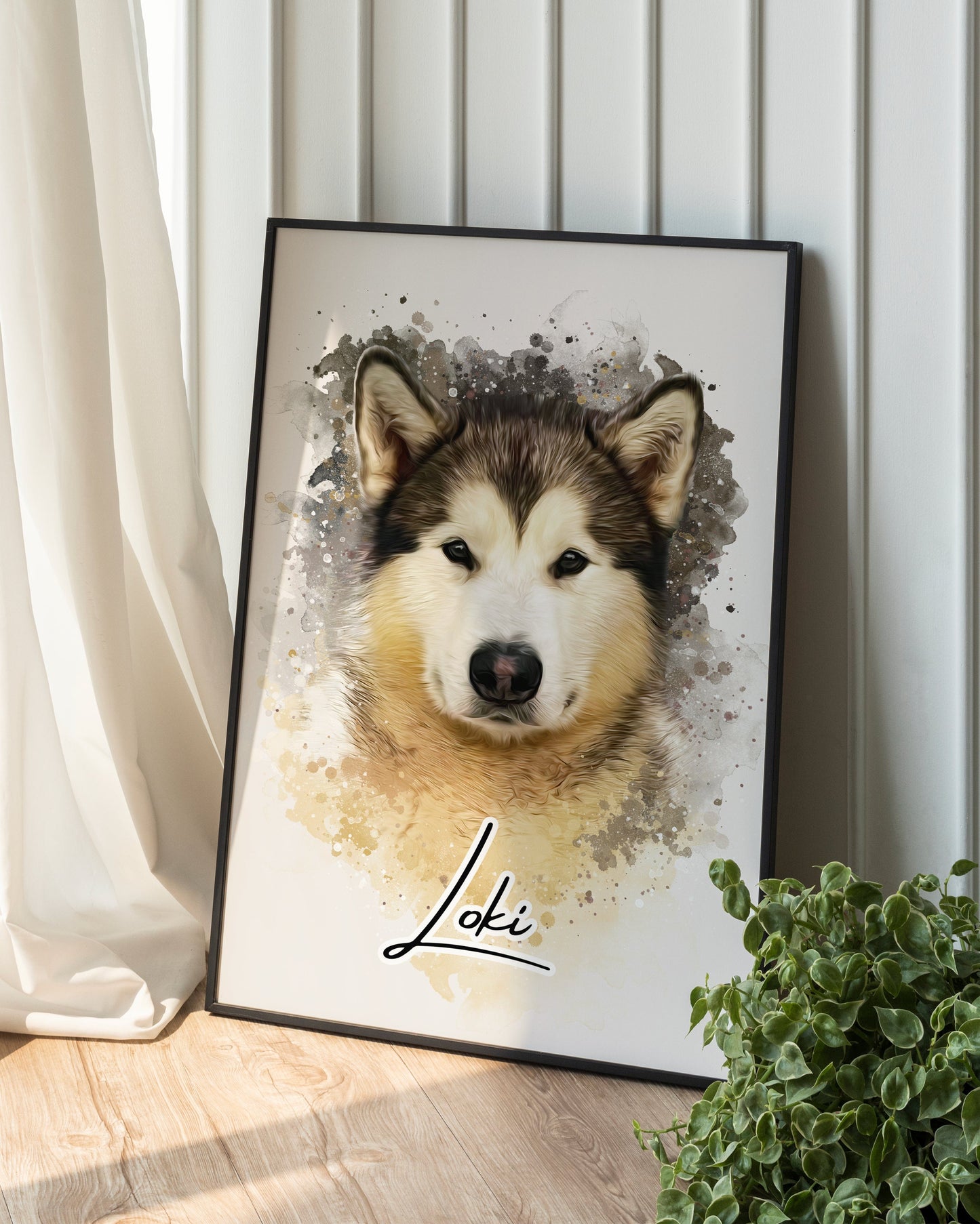 Watercolour Pet Portrait