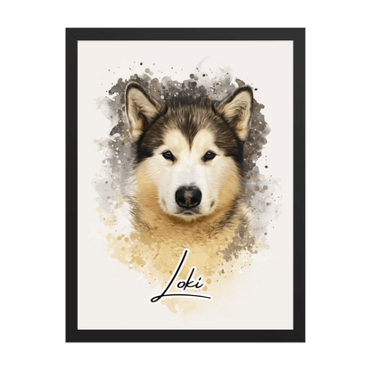 Watercolour Pet Portrait