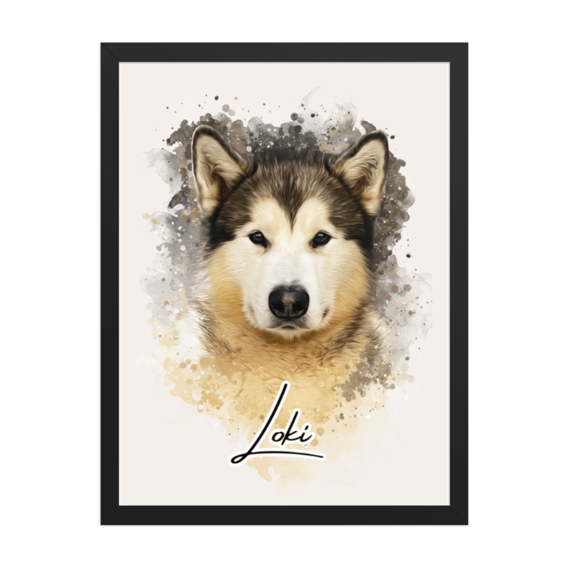 Watercolour Pet Portrait