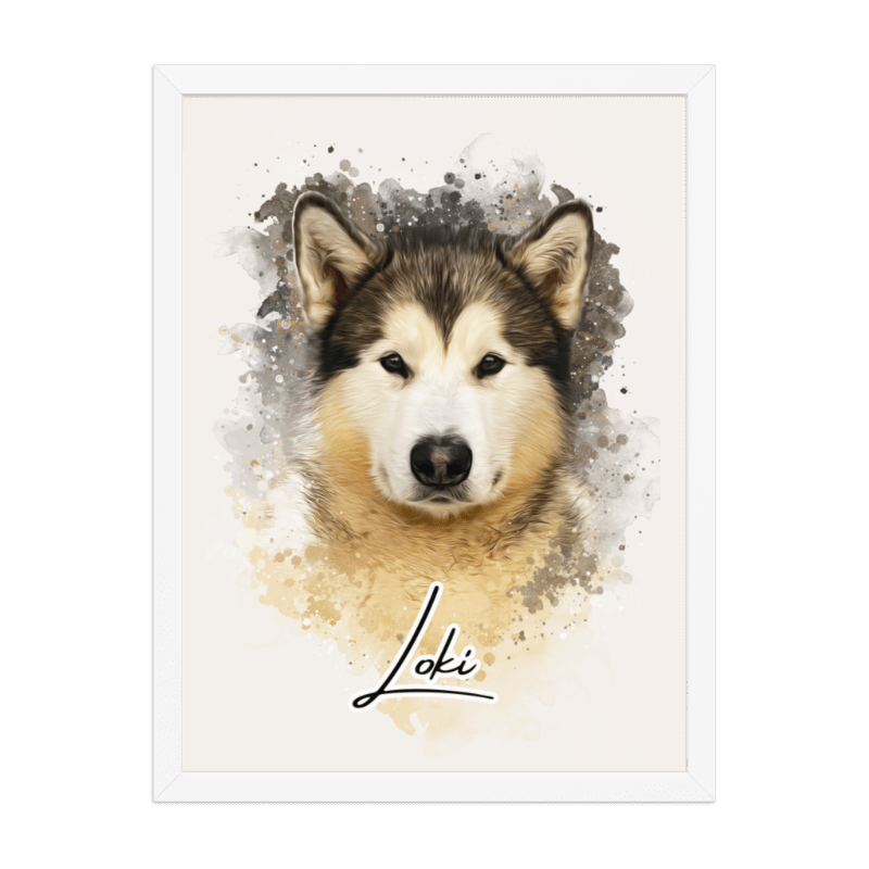 Watercolour Pet Portrait