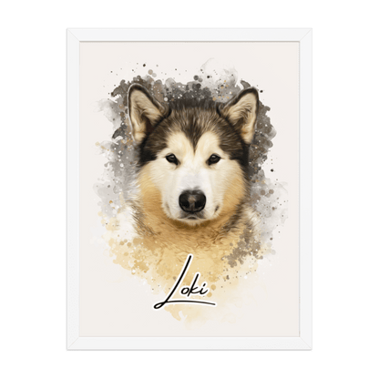 Watercolour Pet Portrait
