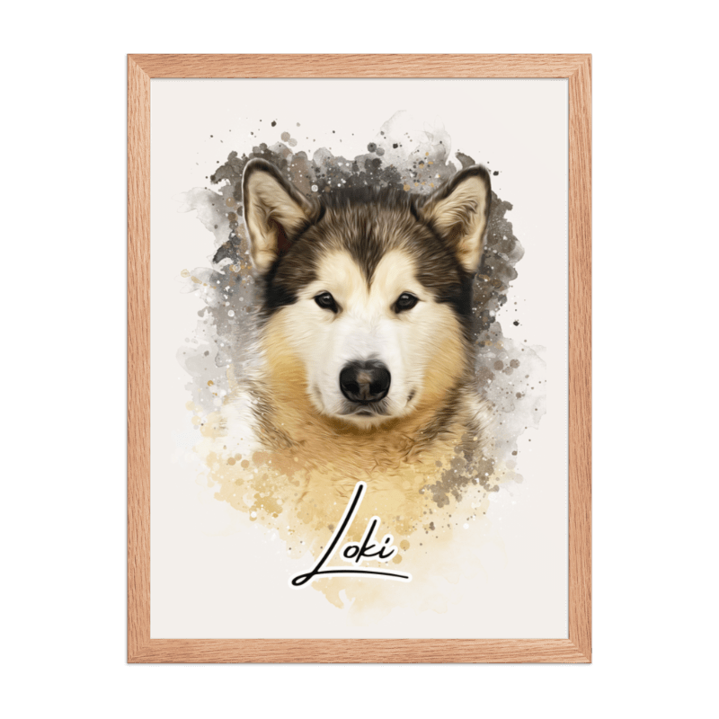 Watercolour Pet Portrait