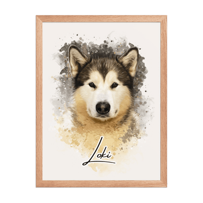 Watercolour Pet Portrait