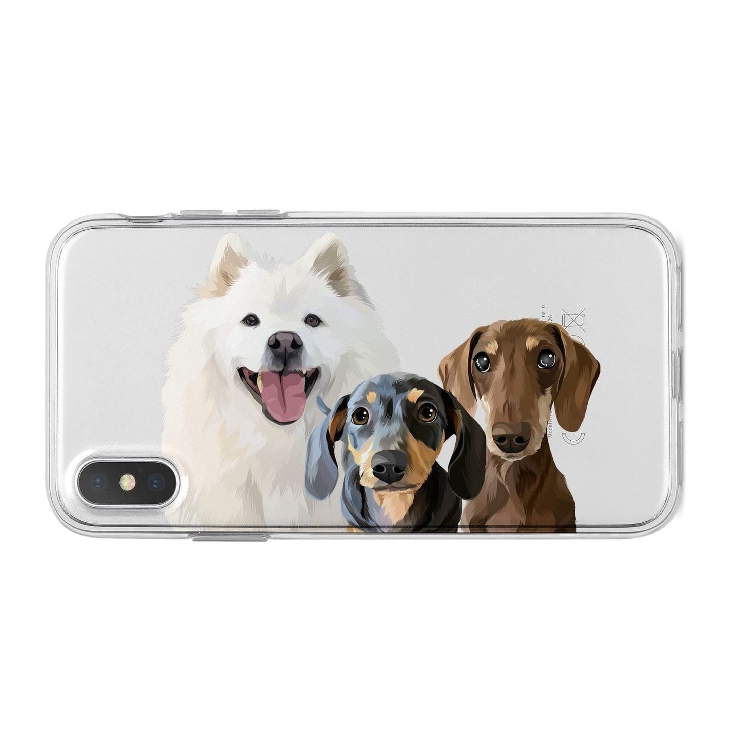 pet portrait phone case iphone