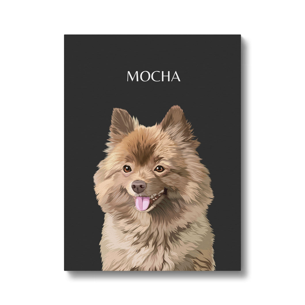 Custom Pet Portrait Canvas